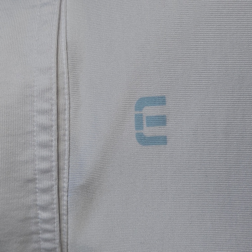 Travis Mathew Tropical Golf Polo Shirt Size XL White Cotton Blend Spanish Oaks - Picture 7 of 9